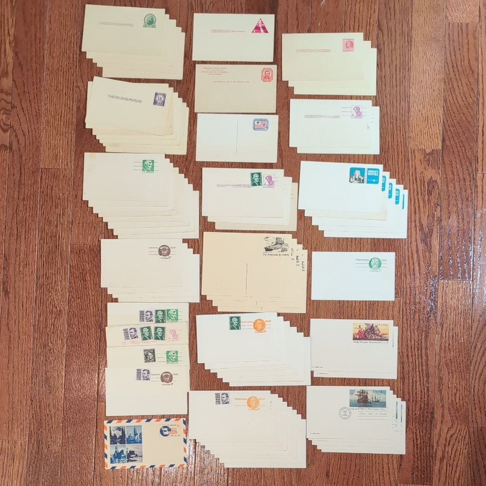 USPS Postcards with Stamps Bundle